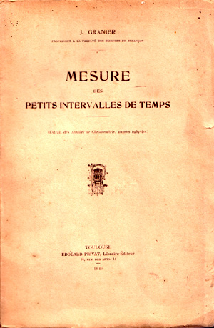 Mesure des Petit Intervalles de Temps